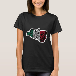Mexiko Vintag mexikanische Flagge Prix Hecho En Me T-Shirt