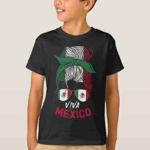 Mexiko Vintag mexikanischer Flaggenpreis - Jersey T-Shirt