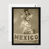 MEXIKO Vintage Kunst - Reisen - Postkarte (Vorne/Hinten)