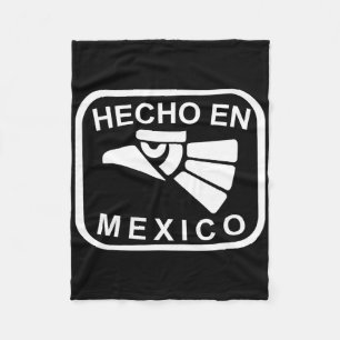Mexiko Vintage Mexikanische Flagge Stolz Hecho En Fleecedecke