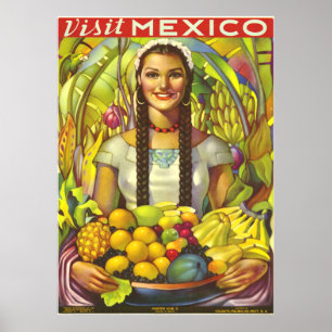 Mexiko Vintage Plakat