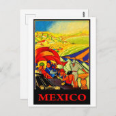 Mexiko, Vintage Postkarte (Vorne/Hinten)