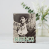 Mexiko Vintage Reise Postkarte (Stehend Vorderseite)