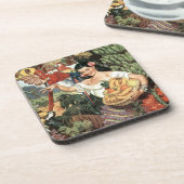 Mexiko Vintage Reise Untersetzer (Linke Seite)