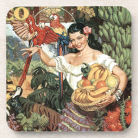 Mexiko Vintage Reise Untersetzer