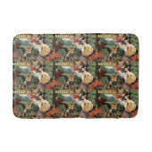 Mexiko Vintage Reiseplakatmatten Badematte (Vorderseite)