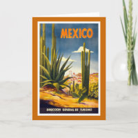 "Mexiko" Vintage-Reiseposter