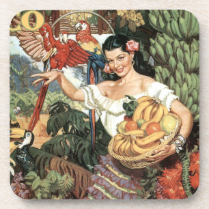 Mexiko Vintage-Reiseuntersetzer Untersetzer