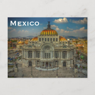 Mexiko Vintage Tourismus Reise Hinzufügen Postkart Postkarte