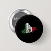 Mexiko Vintager mexikanischer FlaggenPride Hat Tij Button (Vorne & Hinten)