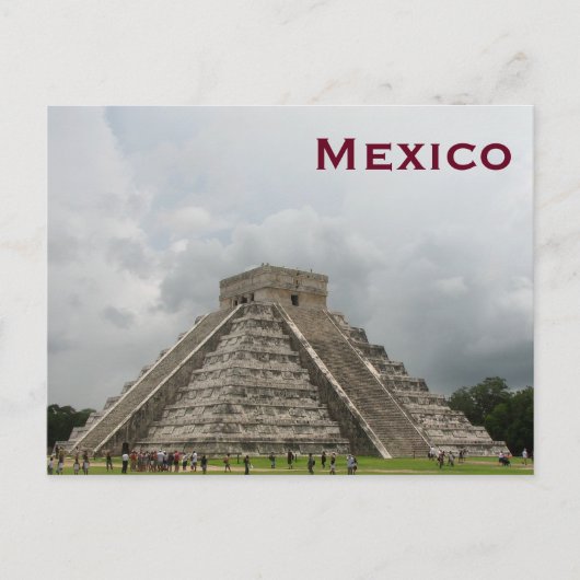 Mexiko Vintager Tourismus Reisen hinzufügen Postkarte (Vorderseite)