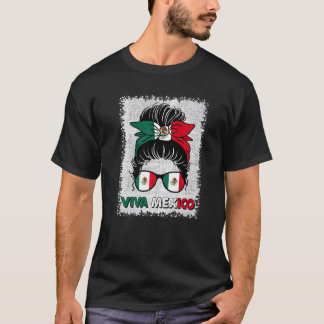 Mexiko Viva Mexiko Privilegierte mexikanische Flag T-Shirt