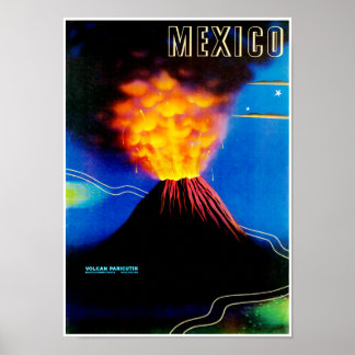 Mexiko ~ Volcan Paricutin Poster