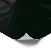 Mexiko Volcano Reiseplakat Poster (Ecke)