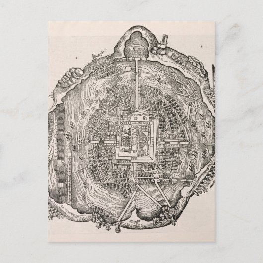 Mexiko vor der Eroberung Postkarte (Vorderseite)