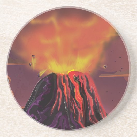 Mexiko-Vulkan Untersetzer (Vorne)