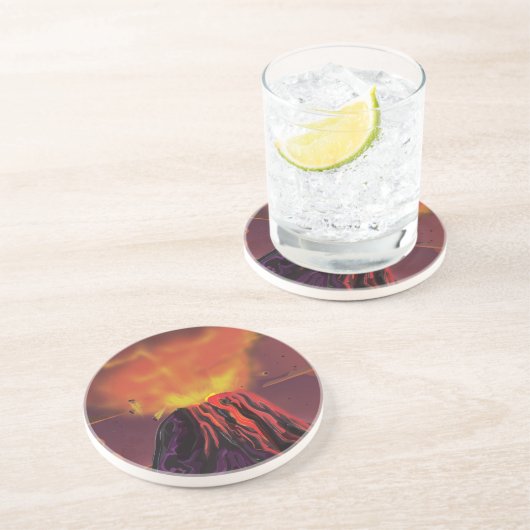 Mexiko-Vulkan Untersetzer (Seite)