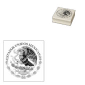 Mexiko-Wappen - Briefmarke aus Kautschuk Gummistempel (Stempel)