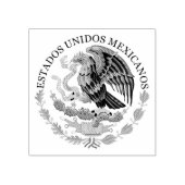 Mexiko-Wappen - Briefmarke aus Kautschuk Gummistempel (Prägung)