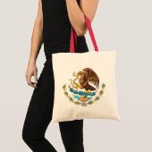 Mexiko-Wappen Detail Tragetasche (Vorderseite (Produkt))