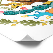 Mexiko-Wappen - Flagge Mexikos Poster (Ecke)