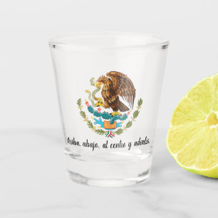 Mexiko-Wappen Ihr Toast Schnapsglas
