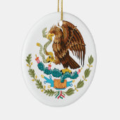 Mexiko-Wappen Keramik Ornament (Rechts)