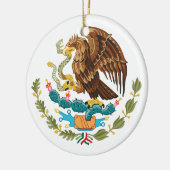 Mexiko-Wappen Keramik Ornament (Links)