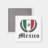 Mexiko-Wappen Magnet (Vorderseite/Rückseite)