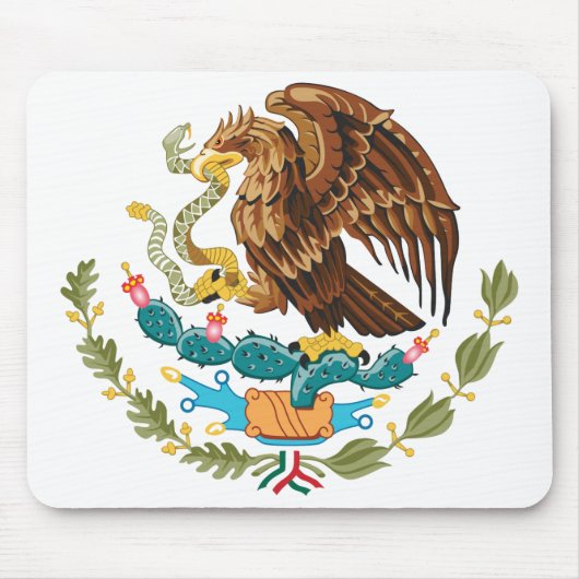 Mexiko-Wappen Mousepad (Vorne)