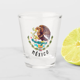 Mexiko-Wappen Schnapsglas