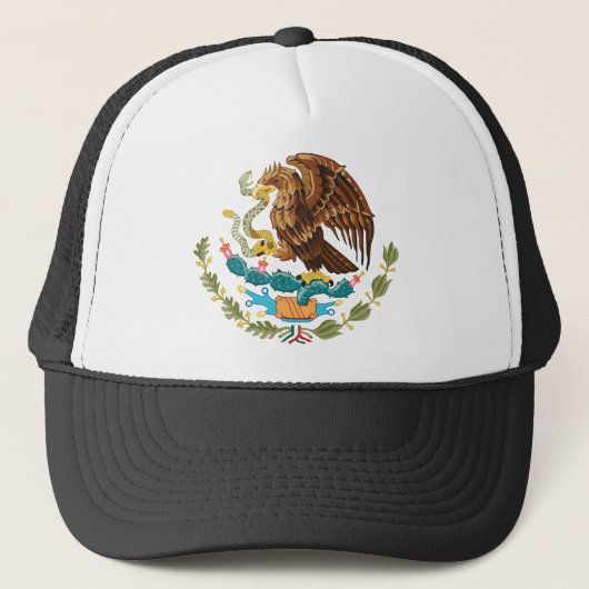 Mexiko-Wappen Truckerkappe (Vorderseite)