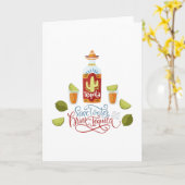 Mexiko - Wasser - Tequila - leicht Karte (Gelbe Blume)