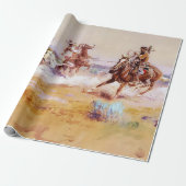 Mexiko - Western Art von Charles M Russell Geschenkpapier (Ungerollt)