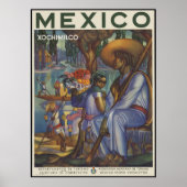 Mexiko Xochimilco Poster (Vorne)