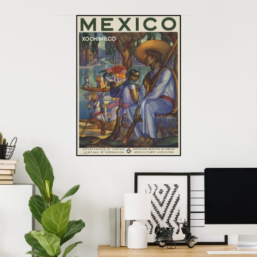 Mexiko Xochimilco Poster (Heimbüro)
