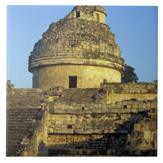 Mexiko, Yucatan. Caracol: astronomisch Fliese (Vorderseite)