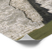 Mexiko, Yucatan, Chichen Itza, El Castillo Poster (Ecke)