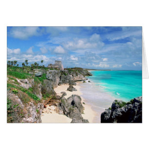 Mexiko, Yucatan, Halbinsel, Ruinen von Tulum, Maya