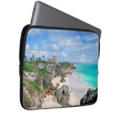 Mexiko, Yucatan, Halbinsel, Ruinen von Tulum, Maya Laptopschutzhülle (Vorne Rechts)