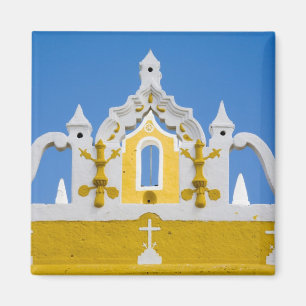 Mexiko, Yucatan, Izamal. Das Franziskanerkloster 3 Magnet