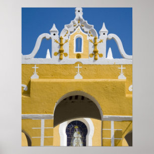 Mexiko, Yucatan, Izamal. Das Franziskanerkloster Poster