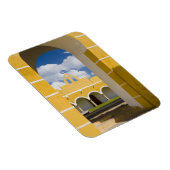 Mexiko, Yucatan, Izamal. Franziskanerkloster 2 Magnet (Rechte Seite)