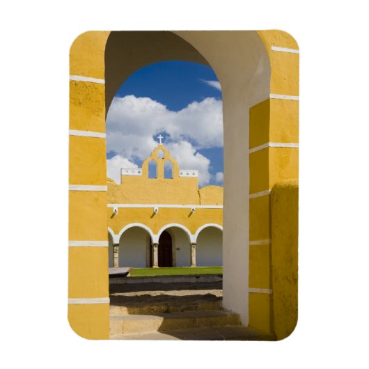 Mexiko, Yucatan, Izamal. Franziskanerkloster 2 Magnet (Vertikal)