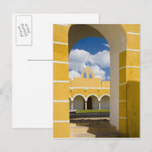 Mexiko, Yucatan, Izamal. Franziskanerkloster 2 Postkarte (Vorne/Hinten)