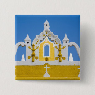 Mexiko, Yucatan, Izamal. Franziskanerkloster 3 Button
