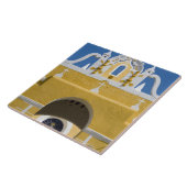 Mexiko, Yucatan, Izamal. Franziskanerkloster Fliese (Seite)