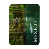 Mexiko, Yucatan, Landschaftlicher See Magnet (Vertikal)