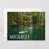 Mexiko, Yucatan, Landschaftlicher See Postkarte (Vorne/Hinten)