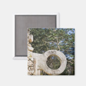 Mexiko, Yucatan, Uxmal. Uxmal, eine große Magnet (Vorderseite/Rückseite)